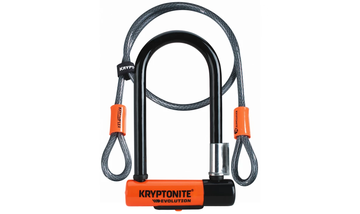 Antivol U Kryptonite Evolution Mini 7 + Câble Flex 4 Pouces (10.16 Cm) 3 Antivol U Kryptonite Evolution Mini 7 + Câble Flex 4 Pouces (10.16 Cm)