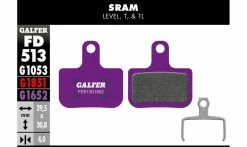 Plaquettes Galfer Standard E-Bike - Pour Sram Level T Et TL