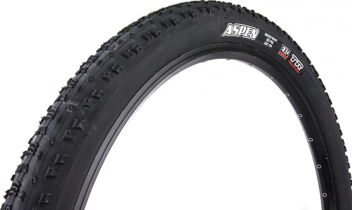 Pneu Maxxis Aspen - EXO Protection - Dual 62a/60a - Tubeless Ready 3 Pneu Maxxis Aspen - EXO Protection - Dual 62a/60a - Tubeless Ready
