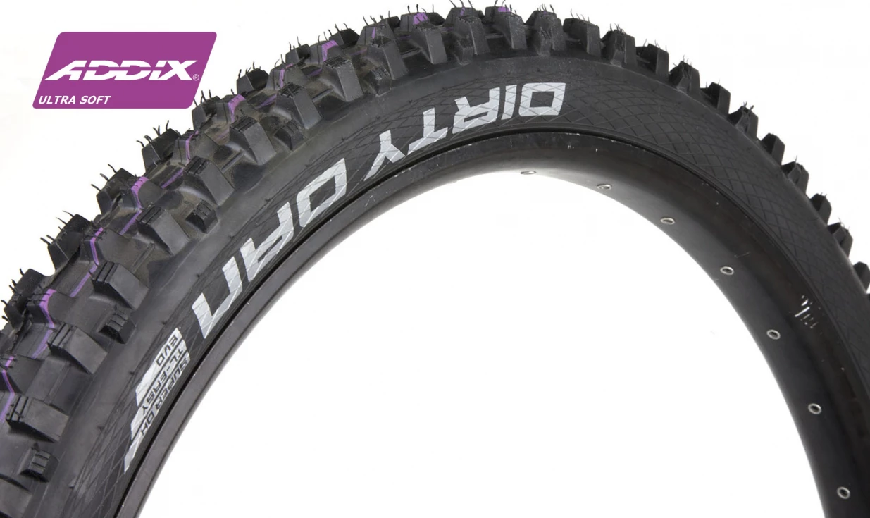 Pneu Schwalbe Dirty Dan - Addix Ultra Soft - Super Downhill - Tubeless Easy 3 Pneu Schwalbe Dirty Dan - Addix Ultra Soft - Super Downhill - Tubeless Easy