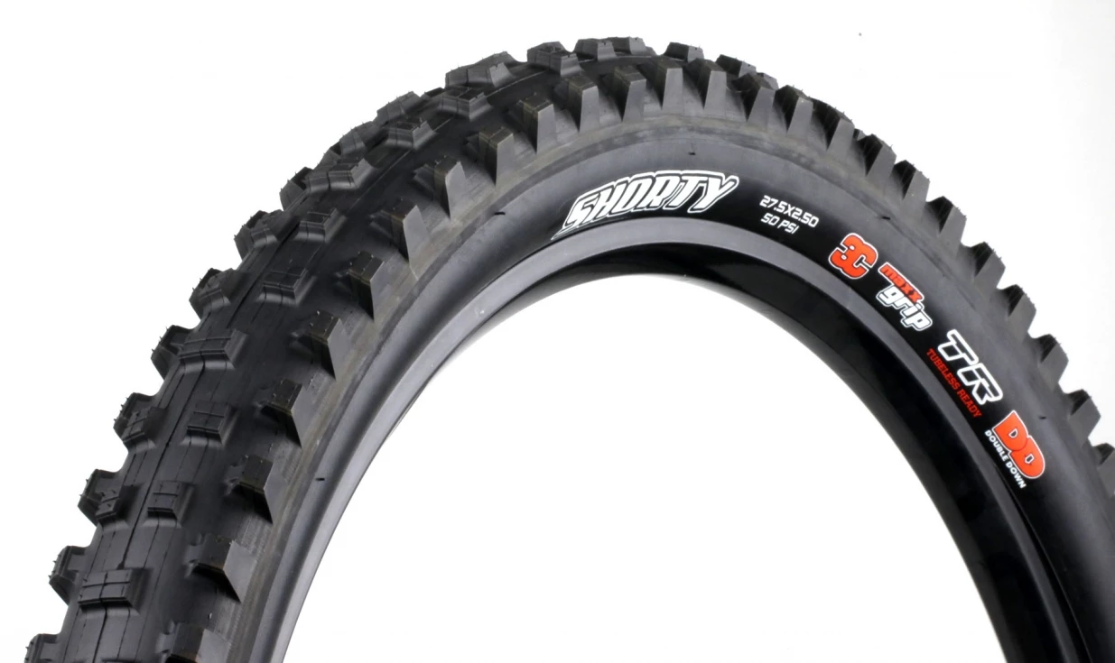 Pneu Maxxis Shorty Wide Trail - 3C Maxx Grip - Double Down - Tubeless Ready 3 Pneu Maxxis Shorty Wide Trail - 3C Maxx Grip - Double Down - Tubeless Ready