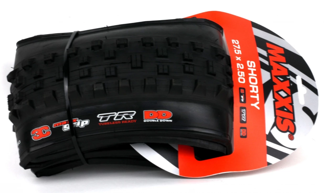 Pneu Maxxis Shorty Wide Trail - 3C Maxx Grip - Double Down - Tubeless Ready 5 Pneu Maxxis Shorty Wide Trail - 3C Maxx Grip - Double Down - Tubeless Ready – Image 3