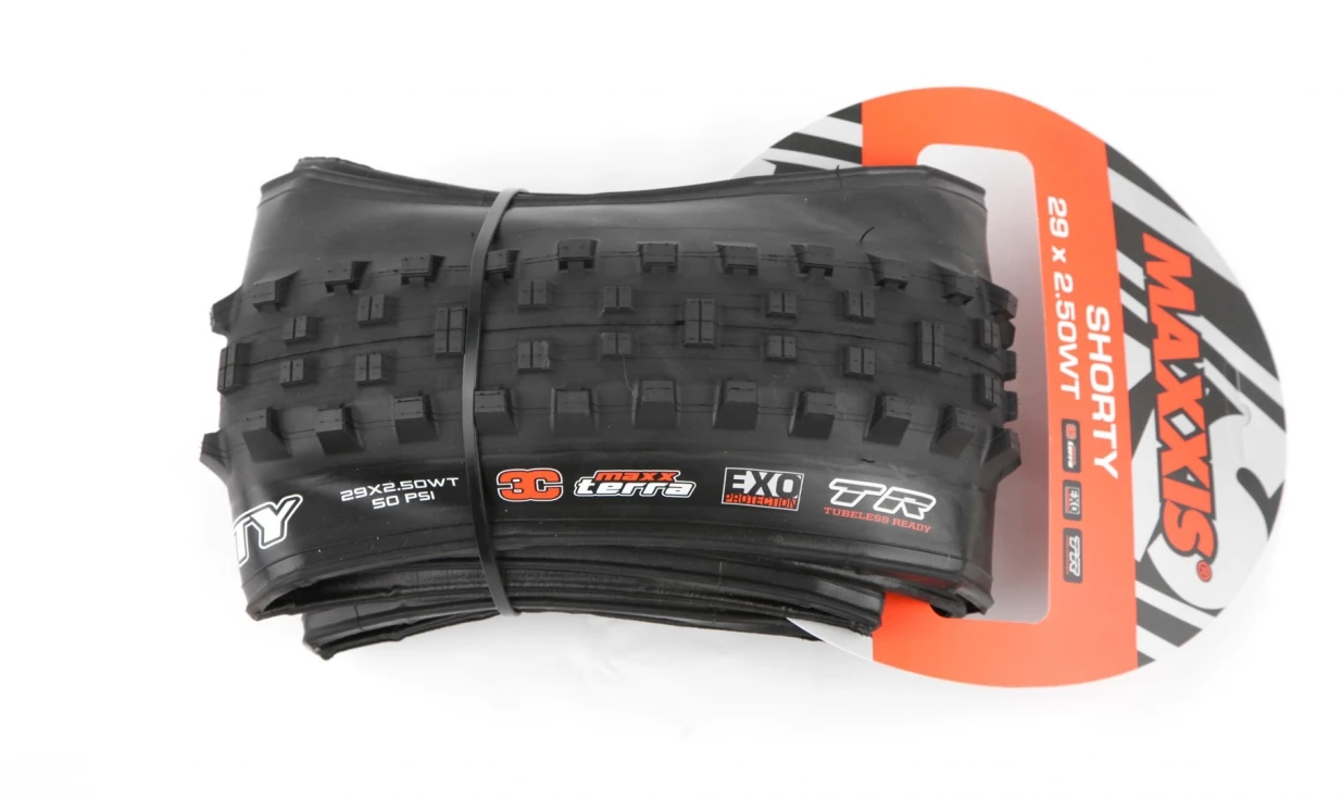 Pneu Maxxis Shorty Wide Trail - Profil 2020 - EXO Protection - 3C Maxx Terra - Tubeless Ready 5 Pneu Maxxis Shorty Wide Trail - Profil 2020 - EXO Protection - 3C Maxx Terra - Tubeless Ready – Image 3