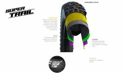 Pneu Schwalbe Big Betty Addix Soft - Super Trail - Tubeless Easy -Pas Cher Vtt Magasin caracsse super trail 1235x735 3