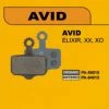 Plaquettes Var - Pour Avid Elixir, XX, X0