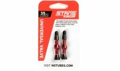 Valves Tubeless VTT Universelles Notubes 35 Mm (la Paire) 11 Valves Tubeless VTT Universelles Notubes 35 Mm (la Paire) -Pas Cher Vtt Magasin valve universelle notube alliage 35mm rouge 1235x735