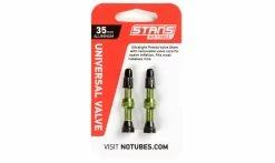 Valves Tubeless VTT Universelles Notubes 35 Mm (la Paire) 12 Valves Tubeless VTT Universelles Notubes 35 Mm (la Paire) -Pas Cher Vtt Magasin valve universelle notube alliage 35mm verte 1235x735